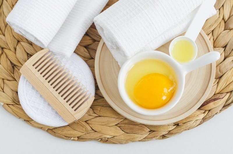 ماسک موی خانگی تخم مرغ
