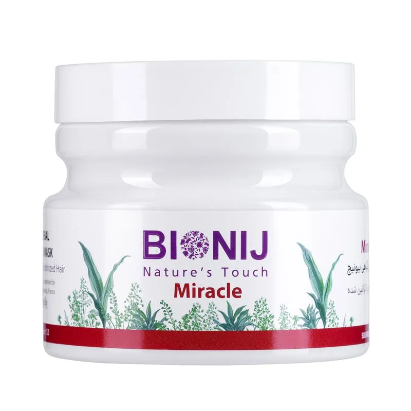 ماسک مو کاسه‌ای مخصوص موهای رنگ شده و کراتینه بیونیج مدل Miracle