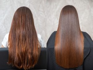 موی کراتینه و موی عادی